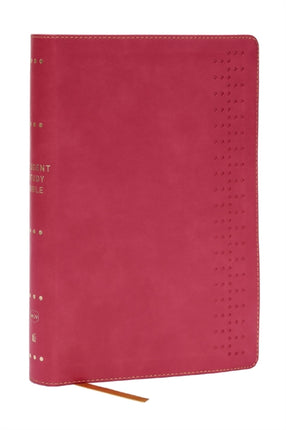 Student Study Bible A Guide to Knowing and Living Gods Word NKJV Pink Leathersoft Red Letter Comfort Print