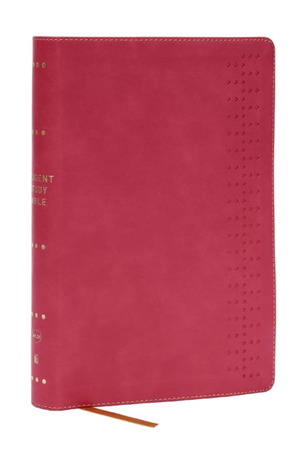Student Study Bible A Guide to Knowing and Living Gods Word NKJV Pink Leathersoft Red Letter Comfort Print