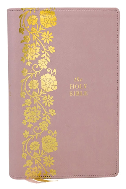 KJV Personal Size Large Print EndofVerse Reference Bible Pink Leathersoft Red Letter Comfort Print