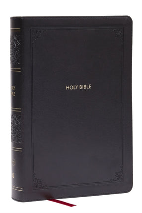 KJV Giant Print EndofVerse Reference Bible Black Leathersoft Red Letter Comfort Print