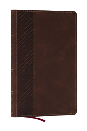 KJV Personal Size New Testament Brown Leathersoft Red Letter Comfort Print