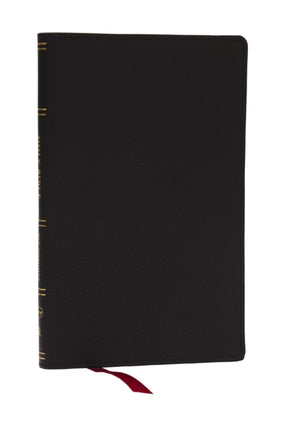 KJV Personal Size New Testament Black Genuine Leather Red Letter Comfort Print