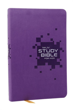 NKJV Study Bible for Kids Purple Leathersoft The