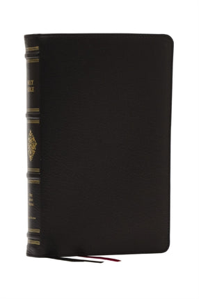 KJV Personal Size Reference Bible Sovereign Collection Black Premium Goatskin Leather Premier Collection Comfort Print