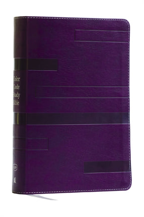 Color Code Study Bible Revealing Gods Truth Color by Color KJV Purple Leathersoft Red Letter Thumb Indexed