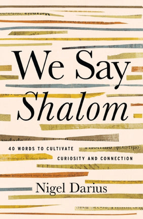 We Say Shalom