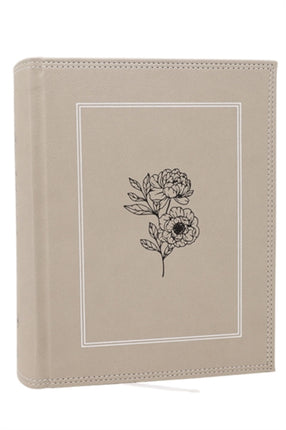 NKJV Journal the Word Bible Reflect Journal or Create Art Next to Your Favorite Verses Stone Leathersoft over board Red Letter Comfort Print