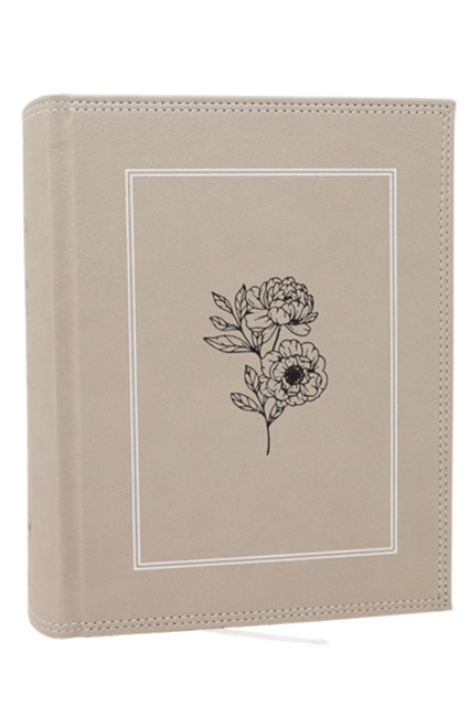 NKJV Journal the Word Bible Reflect Journal or Create Art Next to Your Favorite Verses Stone Leathersoft over board Red Letter Comfort Print