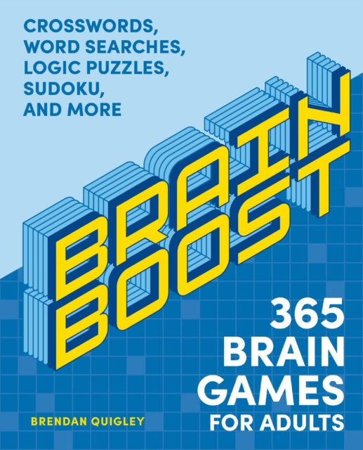 Brain Boost 365 LargePrint Brain Games for Adults