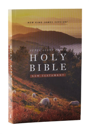 NKJV Super Giant Print New Testament Softcover Red Letter Comfort Print