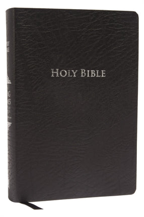 KJV Study Bible, Large Print, Bonded Leather, Black, Red Letter: Second Edition