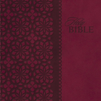 KJV Study Bible, Leathersoft, Red/Pink, Thumb Indexed, Red Letter: Second Edition