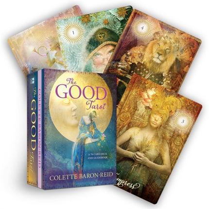 The Good Tarot: A 78-Card Modern Tarot Deck with The Four Elements — Air, Water, Earth And Fire for Suits — Inspirational Tarot Cards with Positive Affirmations