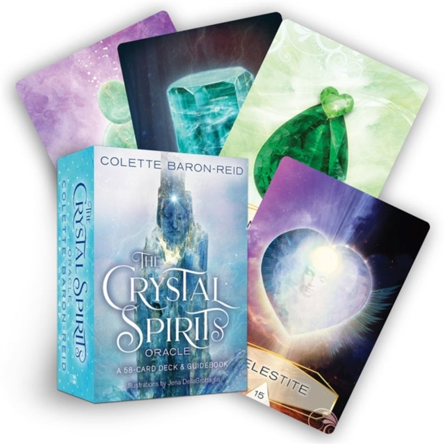 The Crystal Spirits Oracle: A 58-Card Oracle Deck and Guidebook for Crystal Healing Messages, Divination, Clarity and Spiritual Guidance