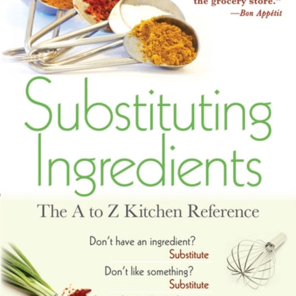 Substituting Ingredients The A to Z Kitchen