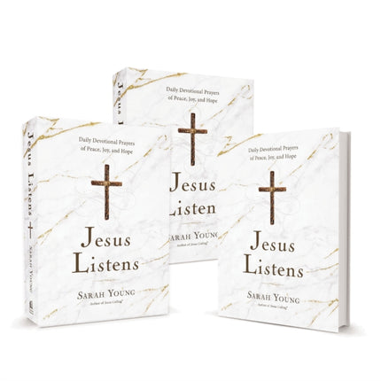 Jesus Listens, 3-pack: Daily Devotional Prayers of Peace, Joy, and Hope (the New 365-Day Prayer Book)