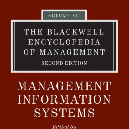 The Blackwell Encyclopedia of Management, Management Information Systems