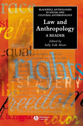 Law and Anthropology: A Reader