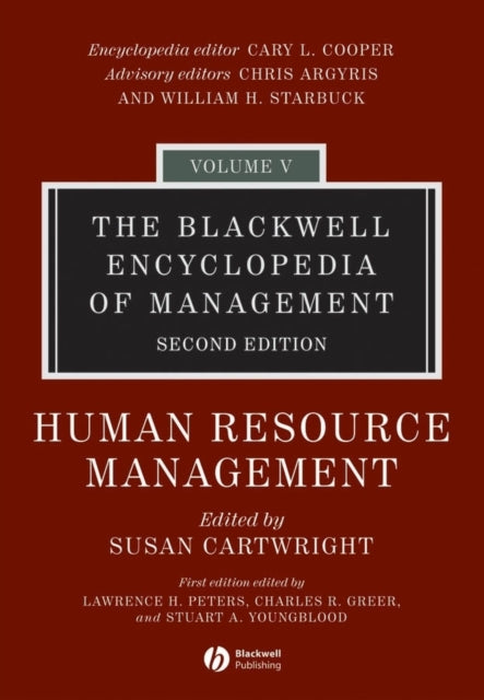 The Blackwell Encyclopedia of Management, Human Resource Management