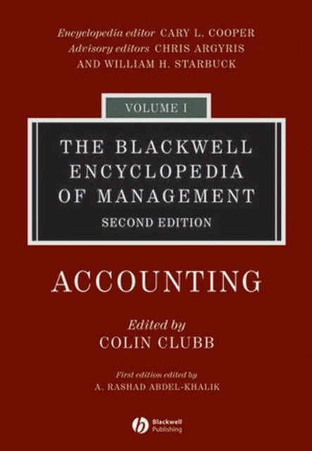 The Blackwell Encyclopedia of Management, Accounting