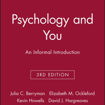 Psychology and You: An Informal Introduction