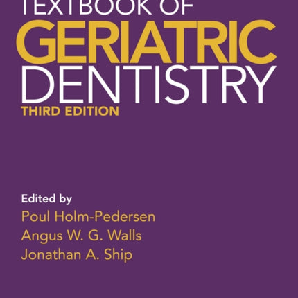 Textbook of Geriatric Dentistry