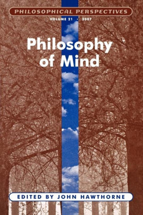 Philosophy of Mind Volume 21