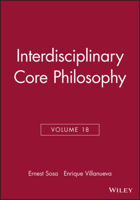 Interdisciplinary Core Philosophy, Volume 18