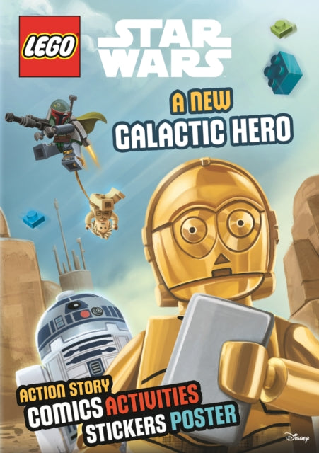 Lego174 Star Wars A New Galactic Hero Sticker Poster Book