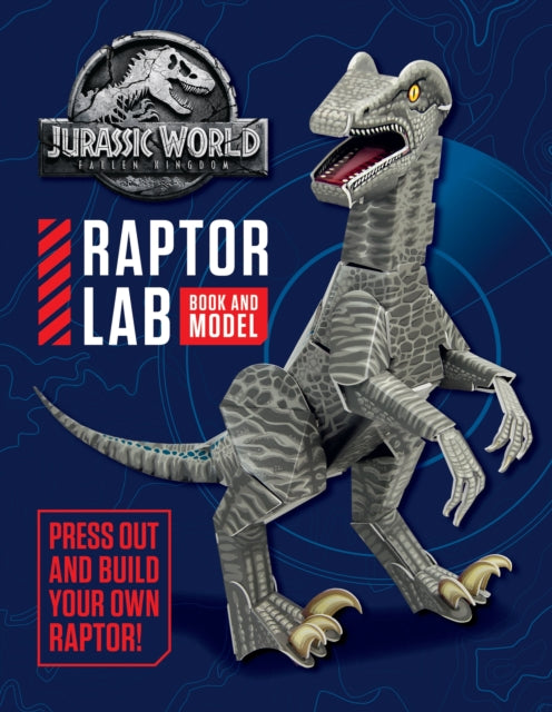 Jurassic World Fallen Kingdom Raptor Lab Book and Model Jurassic World 2