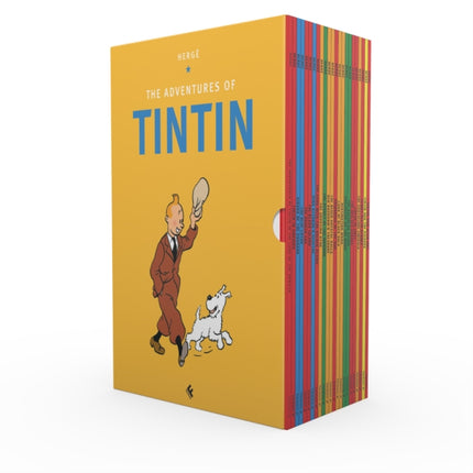 Tintin Paperback Boxed Set 23 titles