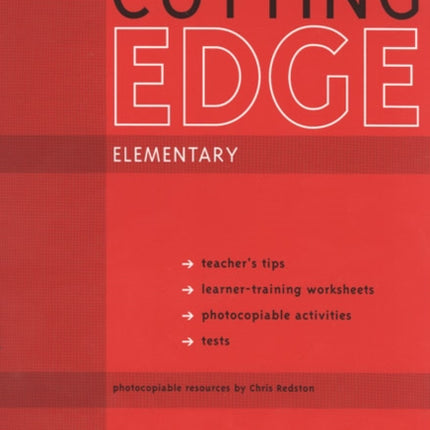 New Cutting Edge Elementary Teachers Book and Test Master CDRom Pack