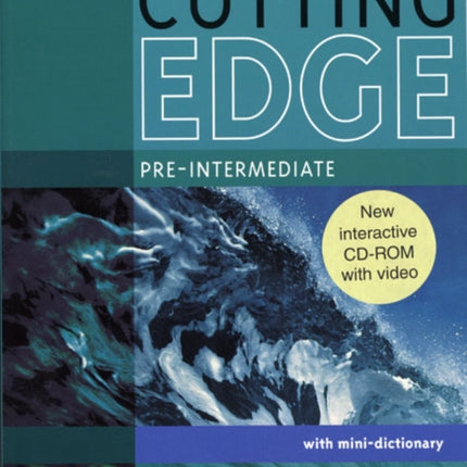 New Cutting Edge PreIntermediate Students Book and CDRom Pack