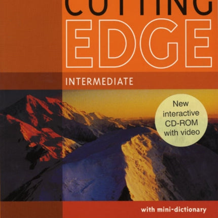 New Cutting Edge Intermediate Students Book and CDRom Pack