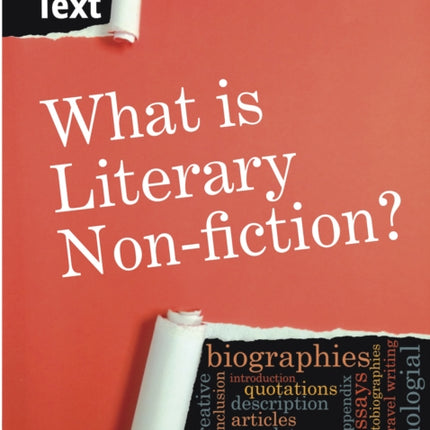 What is Literary Nonfiction Connect with Text