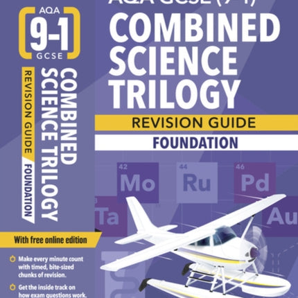 BBC Bitesize AQA GCSE  Combined Science Trilogy Foundation Revision Guide incl. online edition  for 2025 and 2026 exams