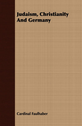 Judaism Christianity and Germany