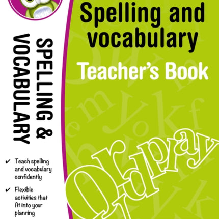 Spelling and Vocabulary Teachers Book Year 1