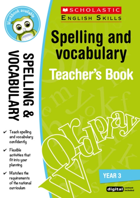 Spelling and Vocabulary Teachers Book Year 3