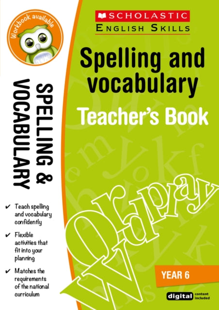 Spelling and Vocabulary Teachers Book Year 6