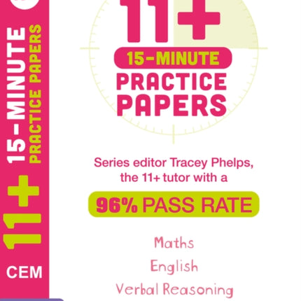 11+ 15-Minute Practice Papers for the CEM Test Ages 10-11