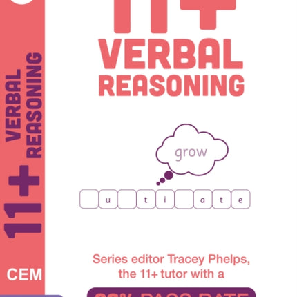 11+ Verbal Reasoning Practice and Assessment for the CEM Test Ages 10-11