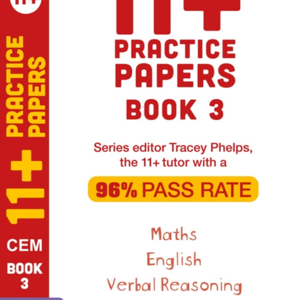 11+ Practice Papers for the CEM Test Ages 10-11 - Book 3