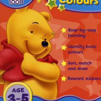 Disney Home Learning Winnie the Pooh  My First Colours Paperback by UNKNOWN  Author