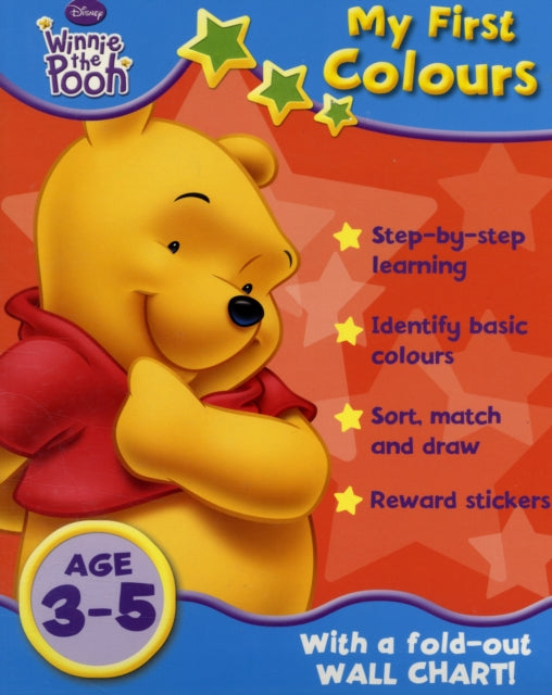 Disney Home Learning Winnie the Pooh  My First Colours Paperback by UNKNOWN  Author