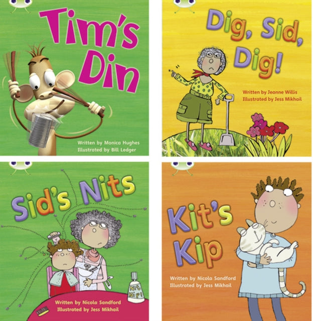 Learn to Read at Home with Phonics Bug Pack 1 Pack of 4 fiction books