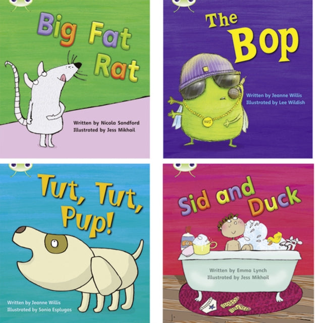 Learn to Read at Home with Bug Club Phonics Pack 2 Pack of 4 fiction books