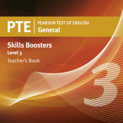 Pearson Test of English General Skills Booster 3 Teachers Book and CD Pack