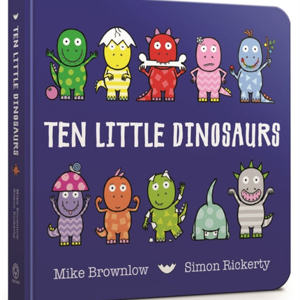 Ten Little Dinosaurs Board Book