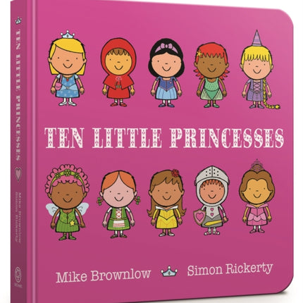 Ten Little Princesses: Board Book